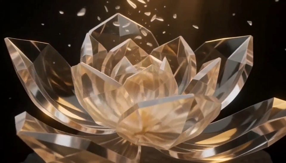 Bild zu Video: Glas wird Kristallblume