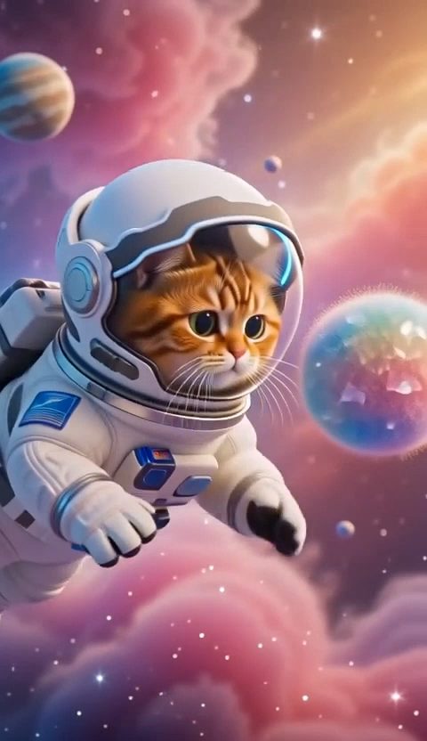 Turbo-Entwurf: Astronautenkatze